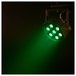 7 x 10W Flat Par Can by Gear4music