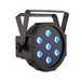 7 x 10W Flat Par Can by Gear4music