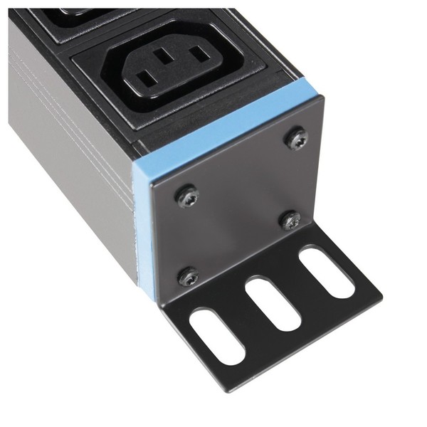 Adam Hall EU Power Strip, 12 Sockets Corner