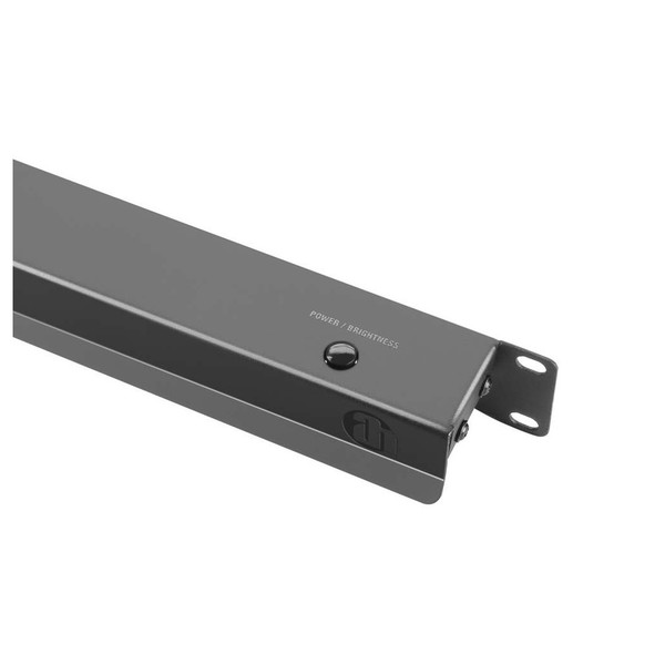Adam Hall 19'' White LED Array Rack Light, 1U Button