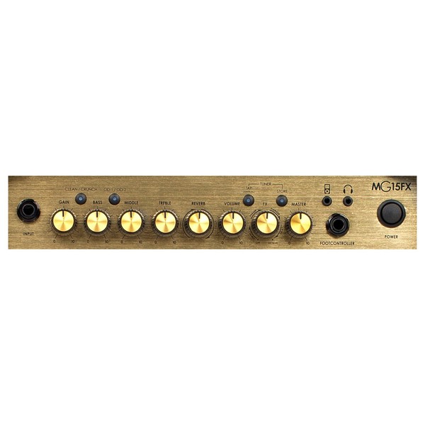 Marshall MG15GFX Gold 15W Guitar Combo controls