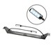 Adam Hall 19'' Dual Gooseneck White COB LED Rack Light Beam