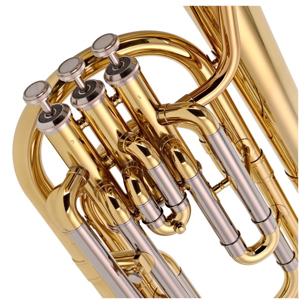 Jupiter JBR730 Baritone Horn, Clear Lacquer, Valves