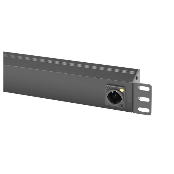 Adam Hall 19'' EU Power Strip with Removable Input, 8 Sockets Input