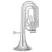 Jupiter JBR730 Baritone Horn, Silver Plate, Bell