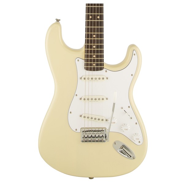Squier Vintage Modified Stratocaster, Vintage Blonde front close up