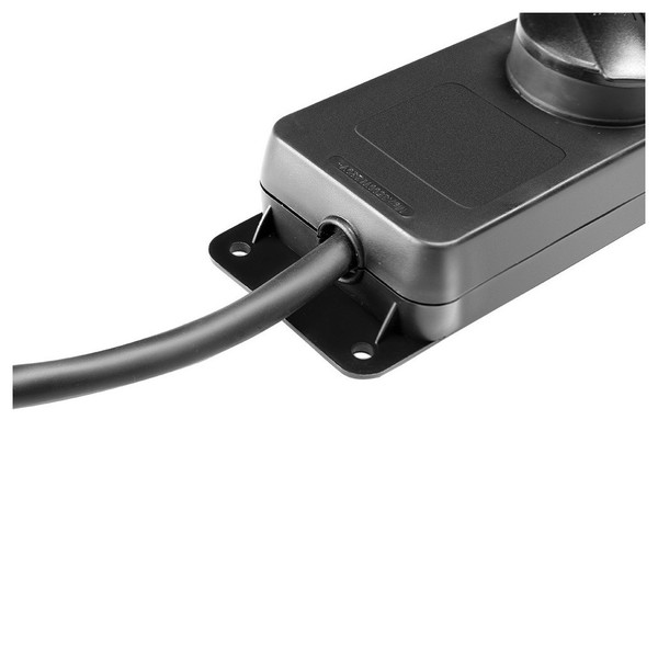 Adam Hall IP44 EU Power Strip, 3 Sockets Inputs