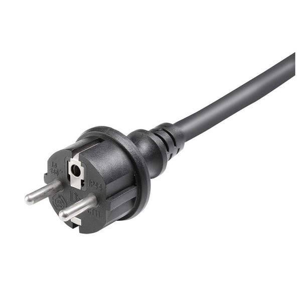 Adam Hall IP44 EU Power Strip, 3 Sockets Mains Plug