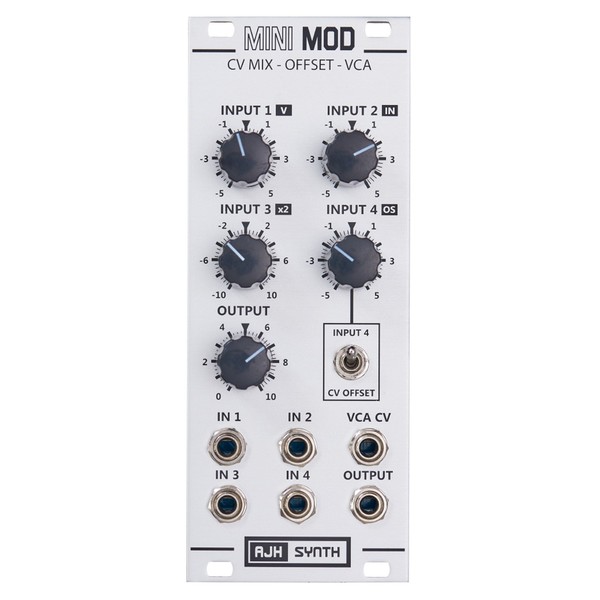 AJH Minimod CV Mix, Offset & VCA, Silver - Main