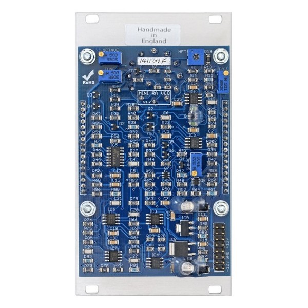 AJH Minimod Vintage Transistor Core VCO, Silver (14HP) at Gear4music
