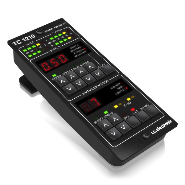 TC Electronic TC1210-DT Spatial Expander Plug-in with Controller, Controller Front Angled Right