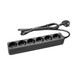 Adam Hall 6 Socket EU Power Strip, 1.4 m Cable With Cable