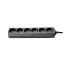 Adam Hall 6 Socket EU Power Strip, 3m Cable