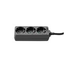 Adam Hall 3 Socket EU Power Strip, 5m Cable