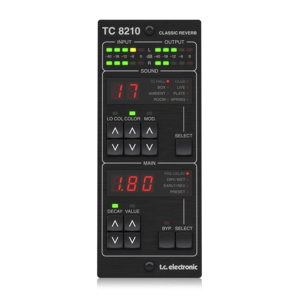 TC Electronic TC8210-DT Reverb Plug-in with Controller, Top