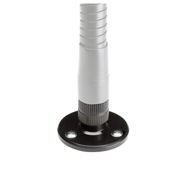 Adam Hall D921BLK Gooseneck Mounting Plate, Black Gooseneck not included