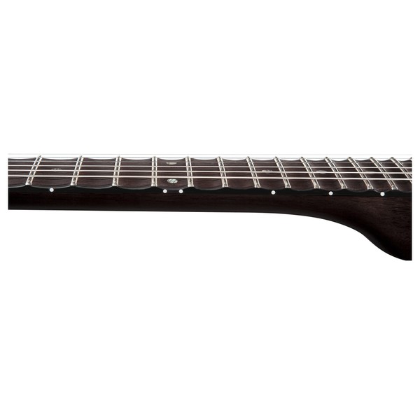 Dean Karl Sanders V Scalloped Fretboard Close