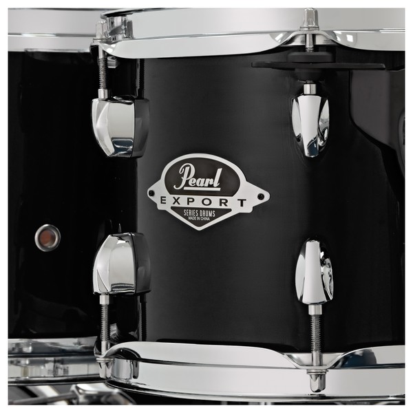 DISC Pearl EXX Export 7pc Double Bass Drum Kit, Jet Black at