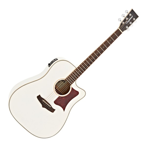 Tanglewood TW5 Winterleaf Cutaway Electro Acoustic, White main