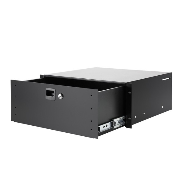 Adam Hall 19'' Aluminium Rack Drawer, 4U Open