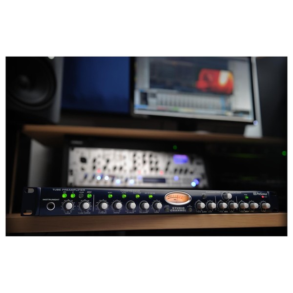 PreSonus Studio Channel Mono Vacuum Tube Preamp/Compressor/EQ - Lifestyle