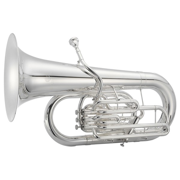 Jupiter JTU1020S Eb Tuba, Silver Plated