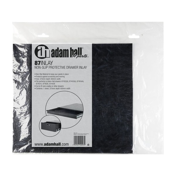 Adam Hall 19'' 87INLAY Non-slip Drawer Liner Packaging