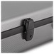 Hidersine Polycarbonate Oblong Violin Case, Black Grid Locks