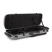 Hidersine Polycarbonate Oblong Violin Case, Black Grid Locks