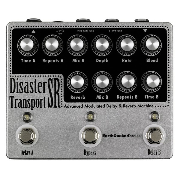 EarthQuaker Devices Disaster Transport Sr Delay Top Panel