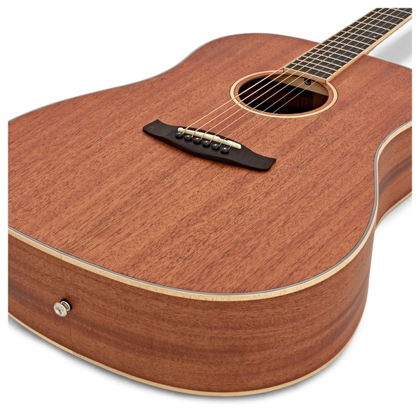 Tanglewood TWUD Union Dreadnought Acoustic, Natural Mahogany close