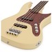 Louisiana Bass Guitar by Gear4music, Ivory