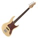 Louisiana Bass Guitar by Gear4music, Ivory