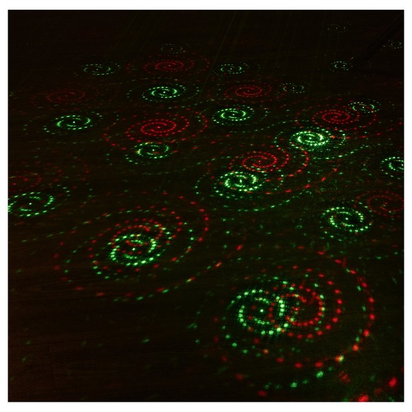 CLUSTER Derby Light with Laser by Gear4music