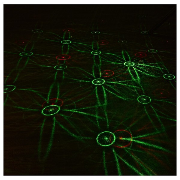 CLUSTER Derby Light with Laser by Gear4music