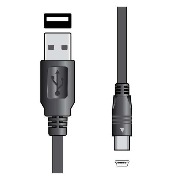 AVSL USB 2.0 Cable, 1.5m - connectors