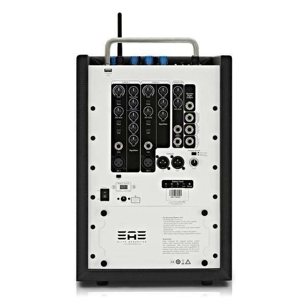 Elite Acoustics A4-8 Live Performance Studio Monitor back