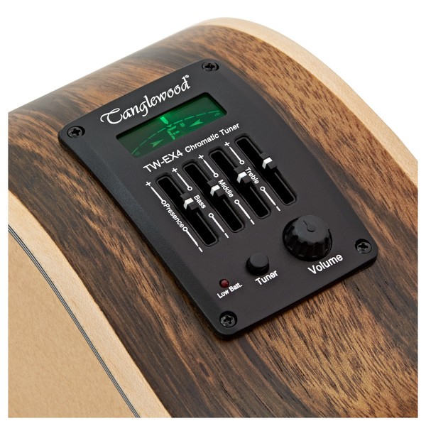 Tanglewood DBT SFCE PW Discovery Electro Acoustic Left Handed tuner