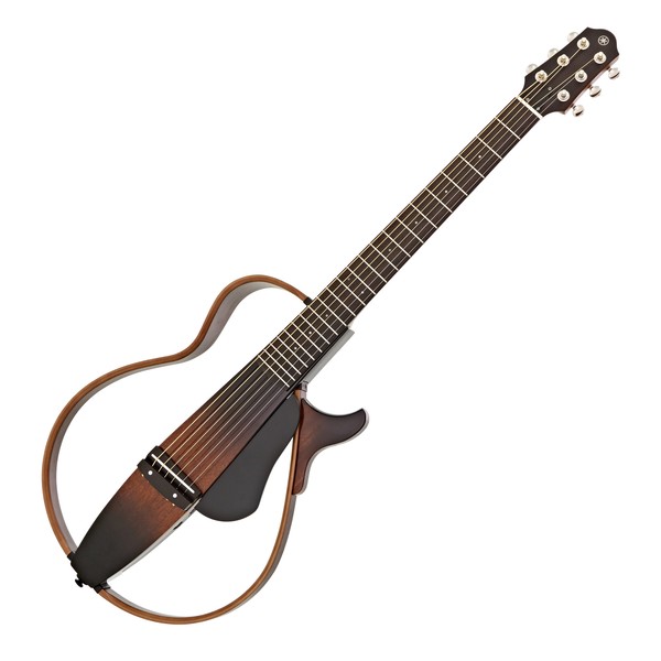 Yamaha SLG200S Steel String Silent Guitar, Tobacco Brown 