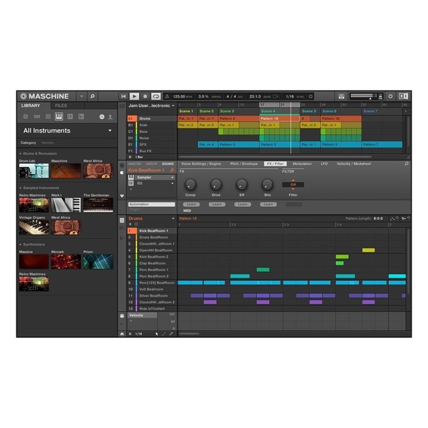 n*u様 NI MASCHINE JAM with DECKSAVER Native Instruments Maschine Jam with Decksaver Cover at
