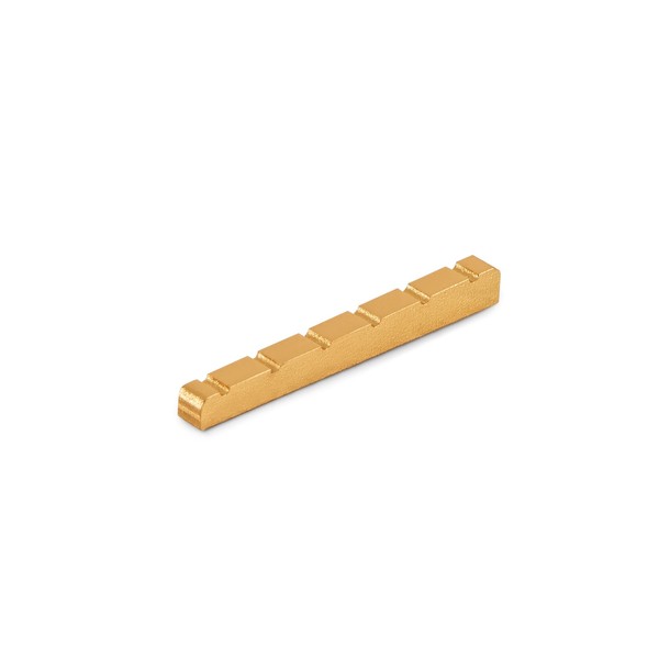 Guitarworks Brass Guitar Nut, 42x4.8x3.5 angle