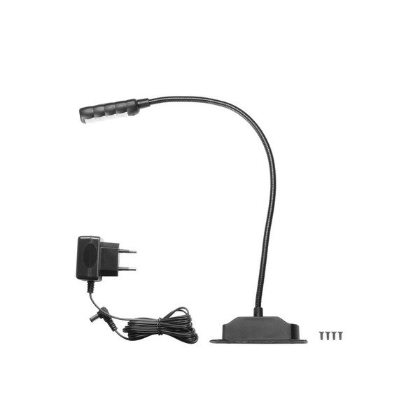Adam Hall SLED ULTRA Gooseneck Lamp with Magnetic Base With PSU