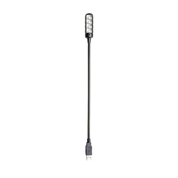 Adam Hall SLED ULTRA USB Gooseneck Lamp with Selectable Colours Straight