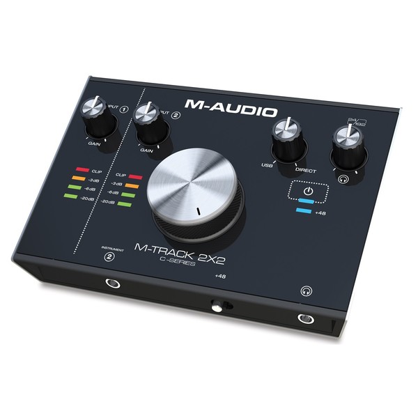 M-Audio M-Track 2x2 Audio Interface - Front Angled