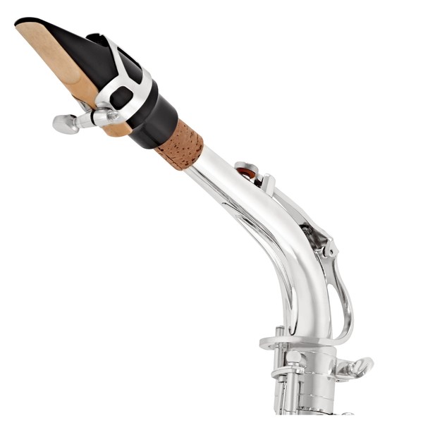 Alto Saxophone by Gear4music, Nickel - B-Stock