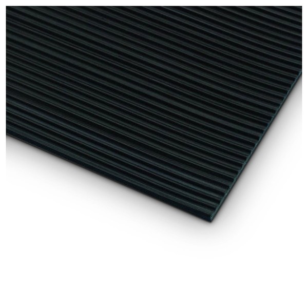 Adam Hall Non-slip Fine Rubber Mat 0.7 m x 10 m Corner