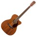 Fender PM-3 Triple-0 Mahogany Acoustic, Natural - Main