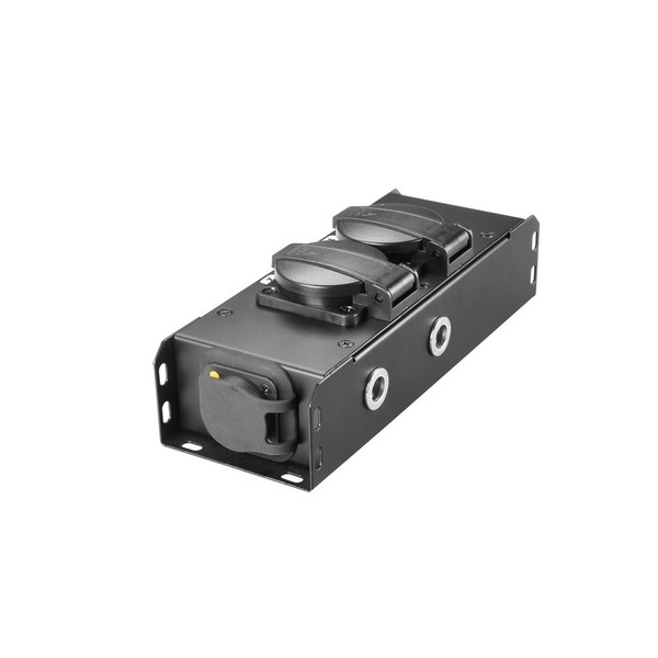 Adam Hall Proport IP54 Power Strip, 2 Sockets Reverse