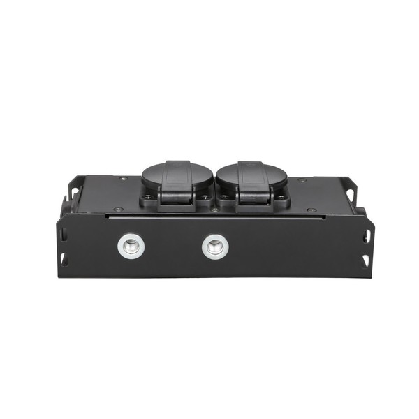 Adam Hall Proport IP54 Power Strip, 2 Sockets M10 Threads