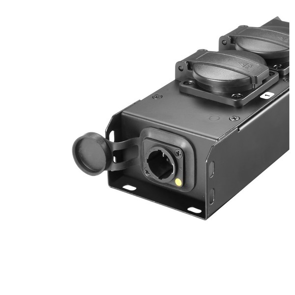 Adam Hall Proport IP54 Power Strip, 2 Sockets Daisy Chain Out
